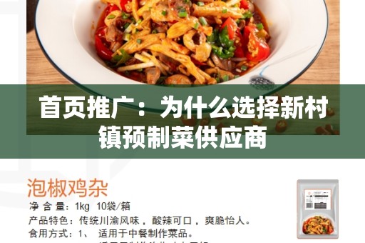 首页推广：为什么选择新村镇预制菜供应商