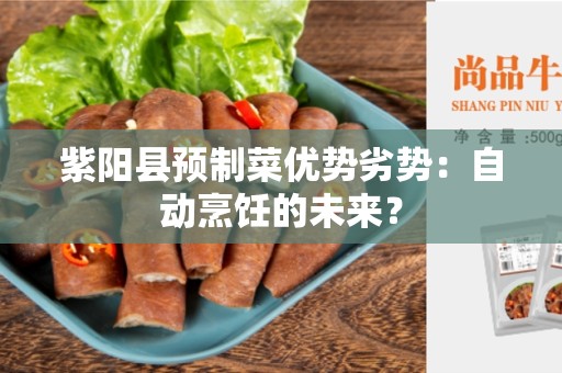 紫阳县预制菜优势劣势：自动烹饪的未来？
