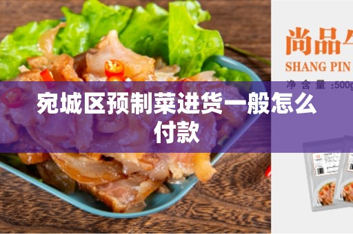 宛城区预制菜进货一般怎么付款