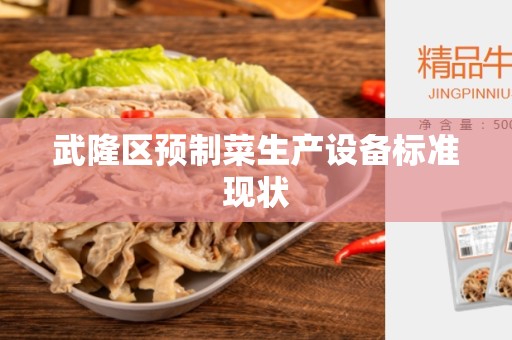 武隆区预制菜生产设备标准现状