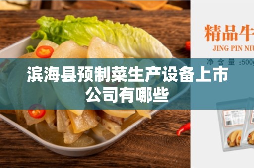 滨海县预制菜生产设备上市公司有哪些