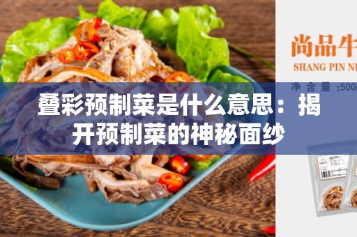 叠彩预制菜是什么意思：揭开预制菜的神秘面纱