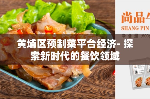 黄埔区预制菜平台经济- 探索新时代的餐饮领域