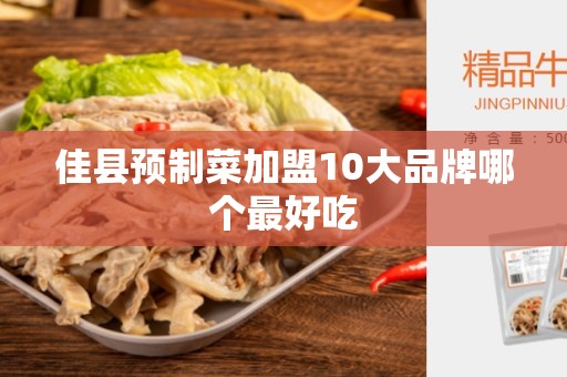 佳县预制菜加盟10大品牌哪个最好吃