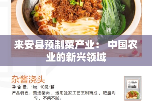 来安县预制菜产业： 中国农业的新兴领域