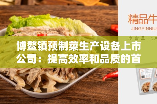 博鳌镇预制菜生产设备上市公司：提高效率和品质的首选