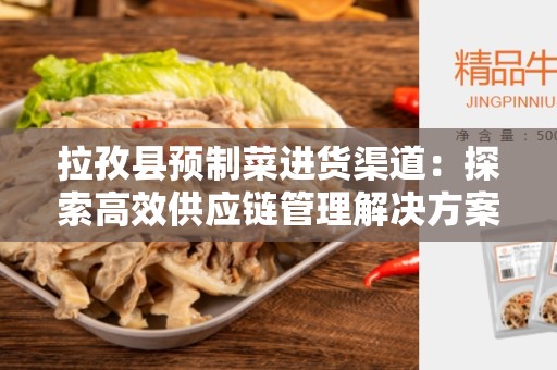 拉孜县预制菜进货渠道：探索高效供应链管理解决方案