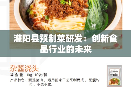 灌阳县预制菜研发：创新食品行业的未来