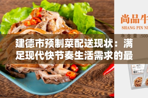 建德市预制菜配送现状：满足现代快节奏生活需求的最佳选择
