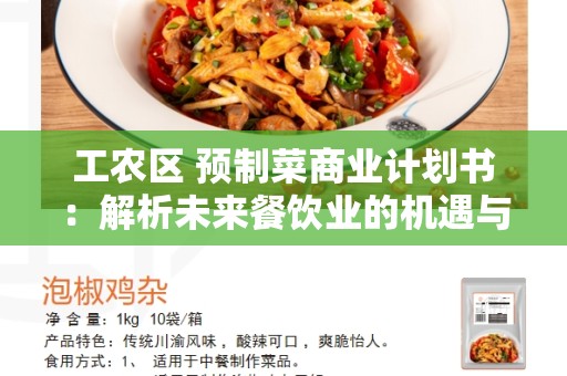 工农区 预制菜商业计划书：解析未来餐饮业的机遇与挑战