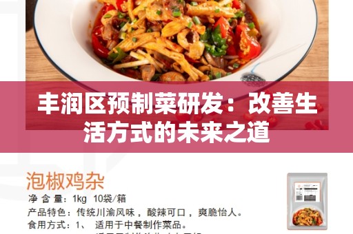 丰润区预制菜研发：改善生活方式的未来之道