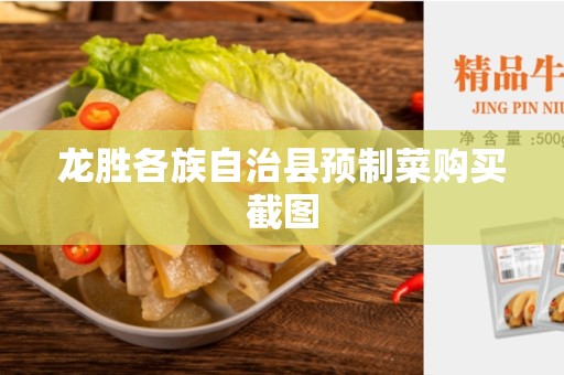 龙胜各族自治县预制菜购买截图