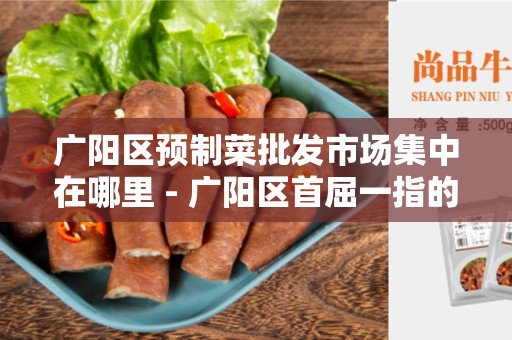 广阳区预制菜批发市场集中在哪里 - 广阳区首屈一指的批发市场