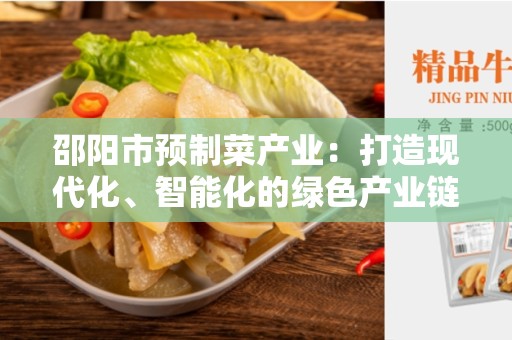 邵阳市预制菜产业：打造现代化、智能化的绿色产业链