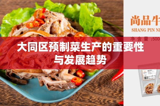 大同区预制菜生产的重要性与发展趋势
