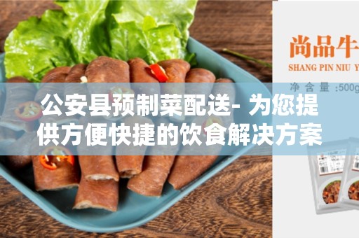 公安县预制菜配送- 为您提供方便快捷的饮食解决方案