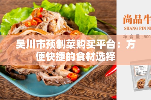吴川市预制菜购买平台：方便快捷的食材选择