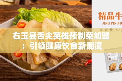 右玉县舌尖英雄预制菜加盟：引领健康饮食新潮流