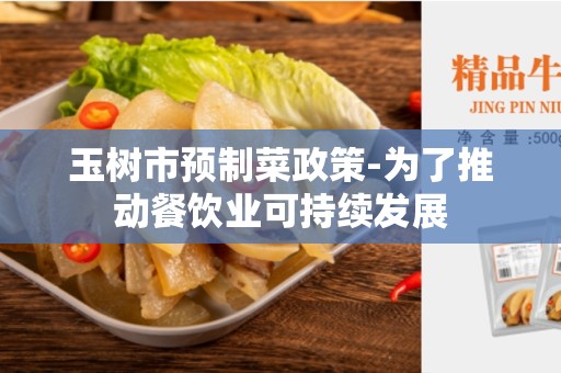 玉树市预制菜政策-为了推动餐饮业可持续发展 玉树市预制菜政策-为了推动餐饮业可持续发展
