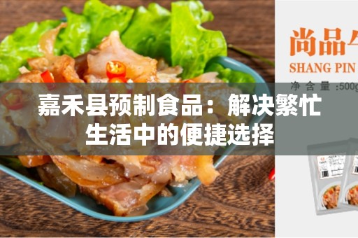 嘉禾县预制食品：解决繁忙生活中的便捷选择