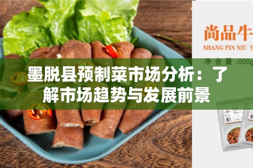 墨脱县预制菜市场分析：了解市场趋势与发展前景