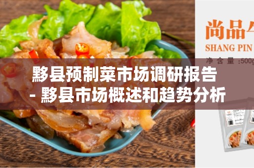 黟县预制菜市场调研报告 - 黟县市场概述和趋势分析