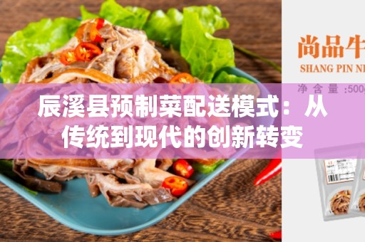 辰溪县预制菜配送模式：从传统到现代的创新转变
