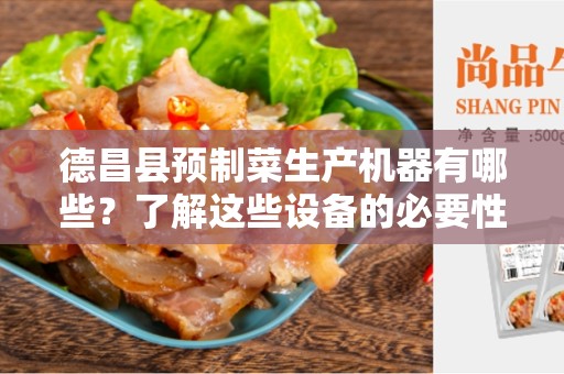德昌县预制菜生产机器有哪些？了解这些设备的必要性和功能
