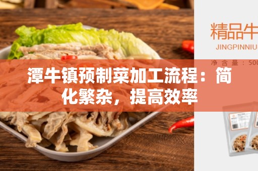 潭牛镇预制菜加工流程：简化繁杂，提高效率