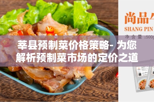 莘县预制菜价格策略- 为您解析预制菜市场的定价之道