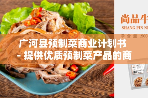 广河县预制菜商业计划书 - 提供优质预制菜产品的商业计划