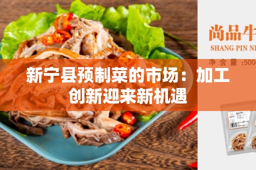 新宁县预制菜的市场：加工创新迎来新机遇