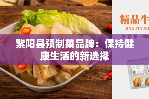 紫阳县预制菜品牌：保持健康生活的新选择