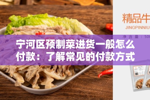 宁河区预制菜进货一般怎么付款：了解常见的付款方式和注意事项