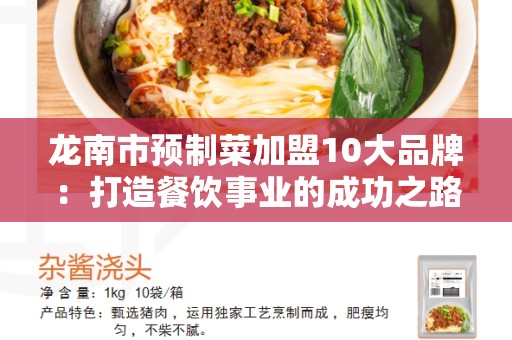 龙南市预制菜加盟10大品牌：打造餐饮事业的成功之路