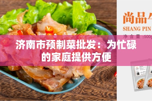 济南市预制菜批发：为忙碌的家庭提供方便