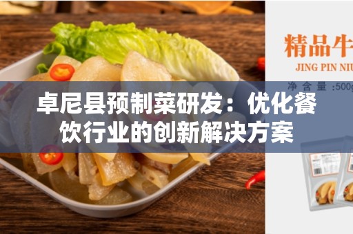 卓尼县预制菜研发：优化餐饮行业的创新解决方案