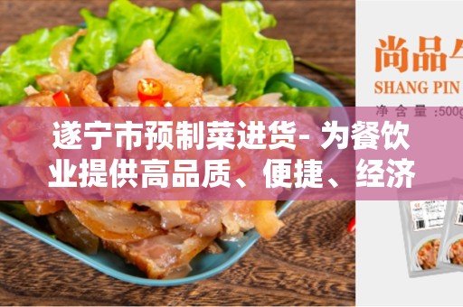 遂宁市预制菜进货- 为餐饮业提供高品质、便捷、经济的解决方案