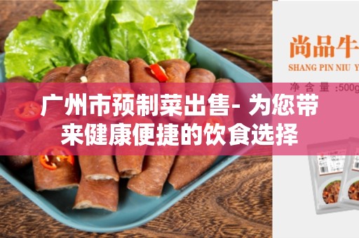 广州市预制菜出售- 为您带来健康便捷的饮食选择