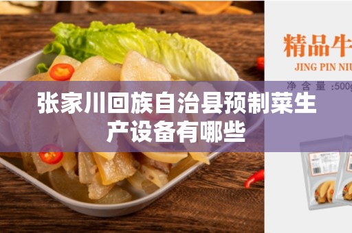 张家川回族自治县预制菜生产设备有哪些