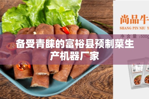 备受青睐的富裕县预制菜生产机器厂家