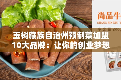 玉树藏族自治州预制菜加盟10大品牌：让你的创业梦想成真