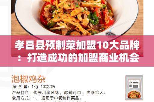 孝昌县预制菜加盟10大品牌：打造成功的加盟商业机会