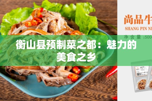 衡山县预制菜之都：魅力的美食之乡