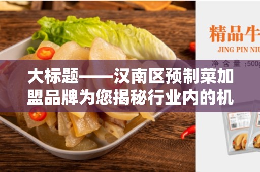 大标题——汉南区预制菜加盟品牌为您揭秘行业内的机会与挑战