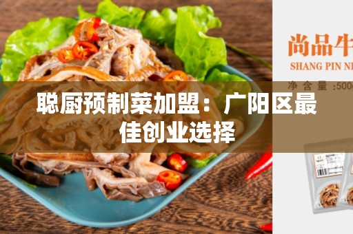 聪厨预制菜加盟：广阳区最佳创业选择