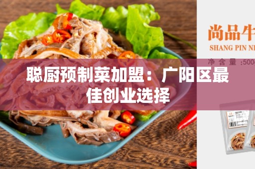 聪厨预制菜加盟：广阳区最佳创业选择