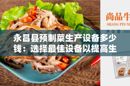 永昌县预制菜生产设备多少钱：选择最佳设备以提高生产效率