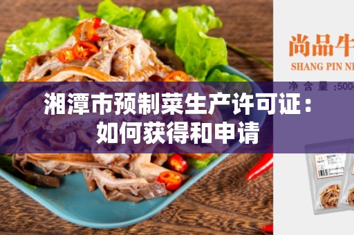 湘潭市预制菜生产许可证：如何获得和申请