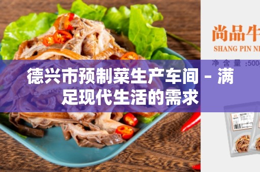 德兴市预制菜生产车间 – 满足现代生活的需求